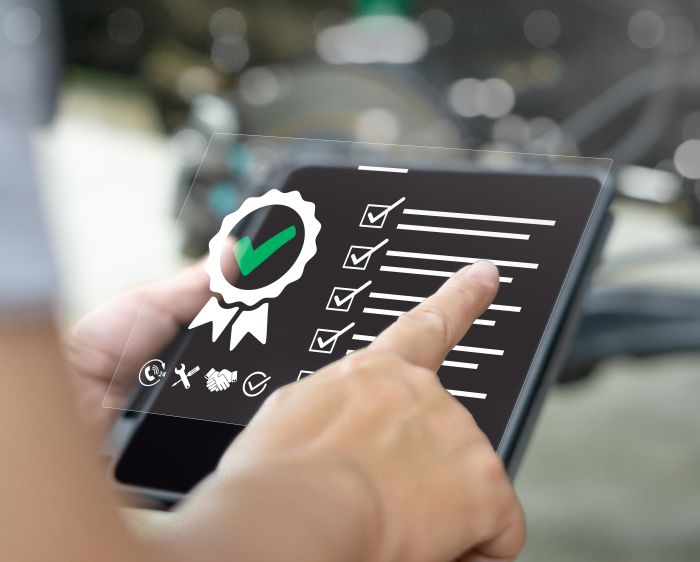 ASE Certified quality checklist